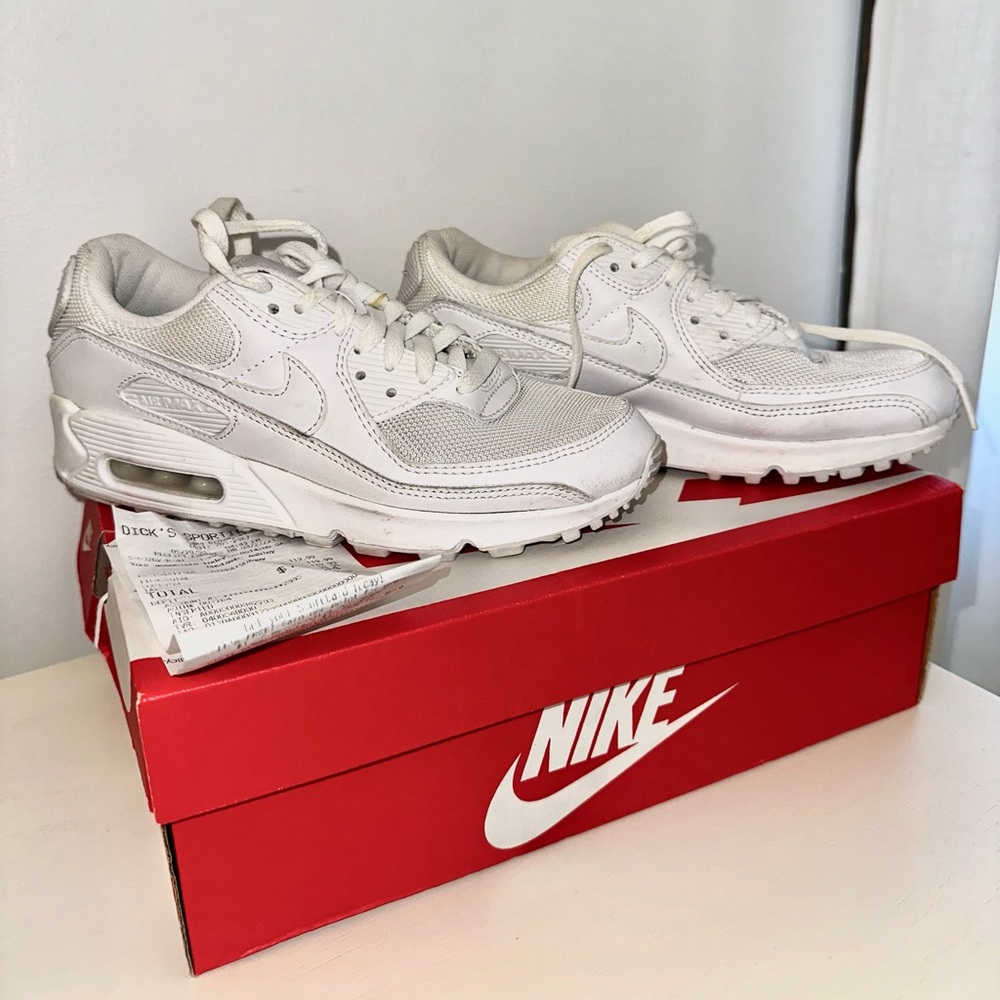 Nike - Air Max 90 (White) - Size Women’s 8.5